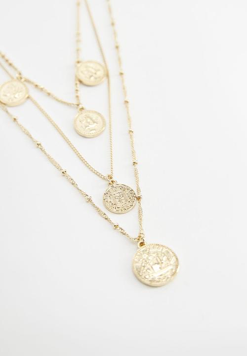 MANGO - Claire necklace - gold