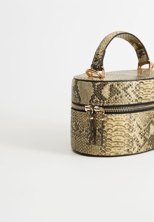 MANGO - Serbia bag - beige & khaki