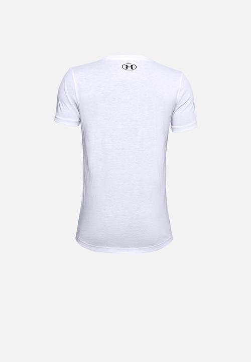 Under Armour - Sportstyle logo short sleeve T-shirt - white