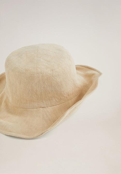 MANGO - Mick hat - dark yellow