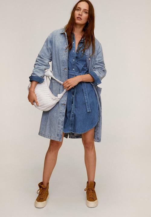 MANGO - Sharon denim dress - blue