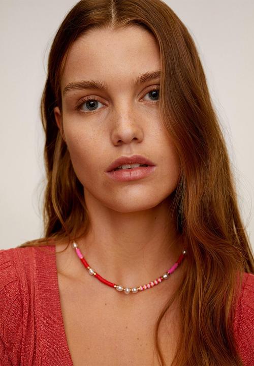 MANGO - Bliss necklace - pink