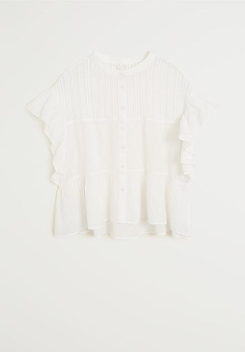 MANGO - Blouse cecilia - off white 