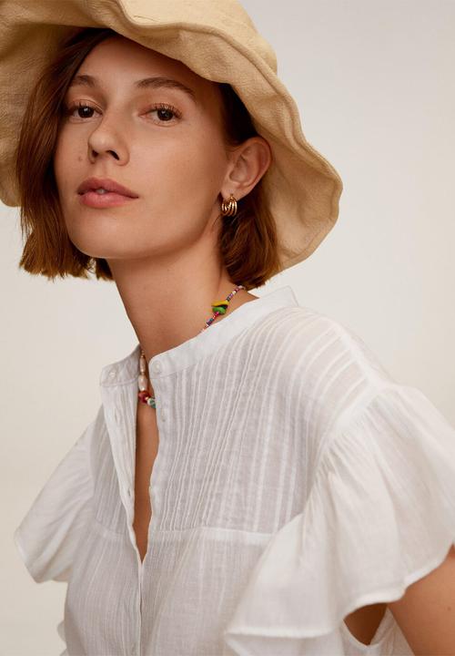 MANGO - Blouse cecilia - off white 