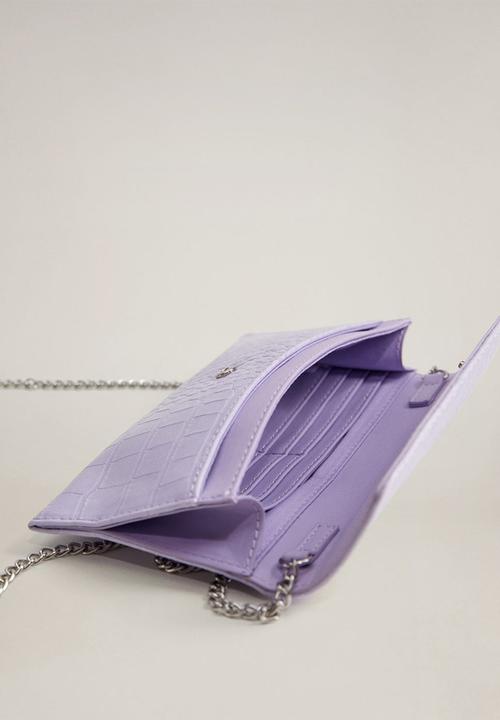 MANGO - Agustin wallet - light pastel purple