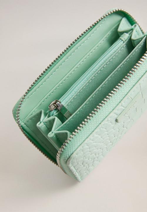MANGO - Agustin wallet - pastel green