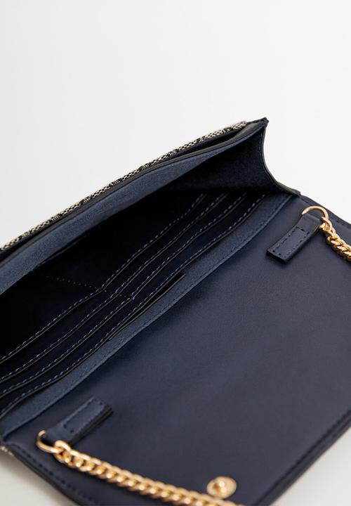 MANGO - Ride wallet - blue & grey 