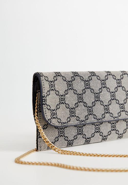 MANGO - Ride wallet - blue & grey 