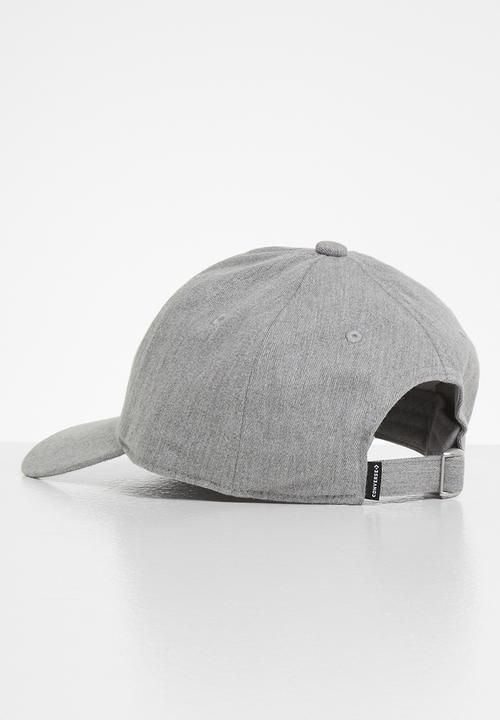 Converse - Tipoff chuck patch baseball hat - grey