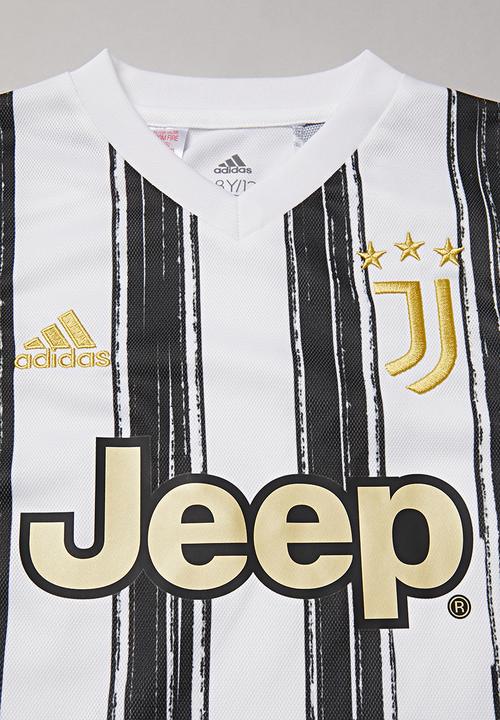 adidas Performance - Juventus short sleeve jersey top - white & black
