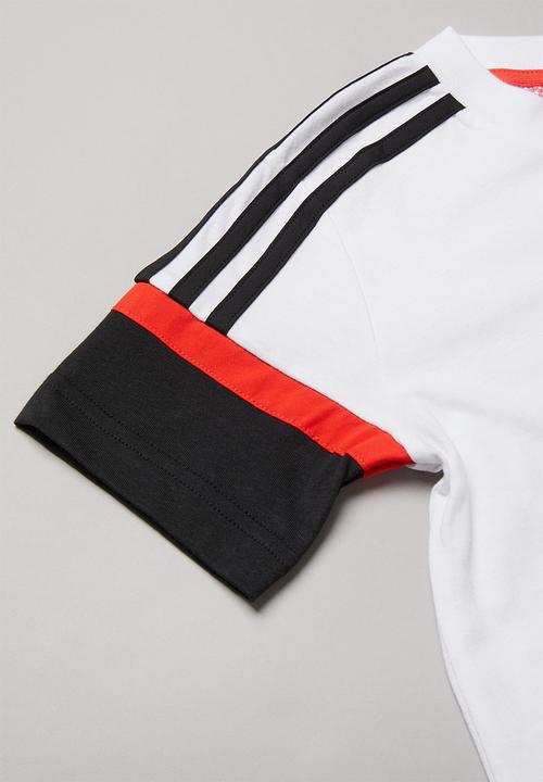 adidas Originals - Boys bold tee - white & black