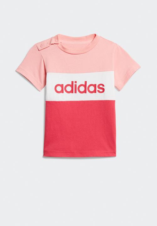 adidas Performance - Colourblock set - pink