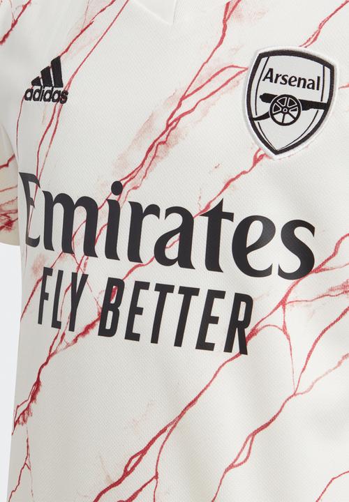 adidas Performance - Arsenal 20/21 away jersey top - cloud white / black