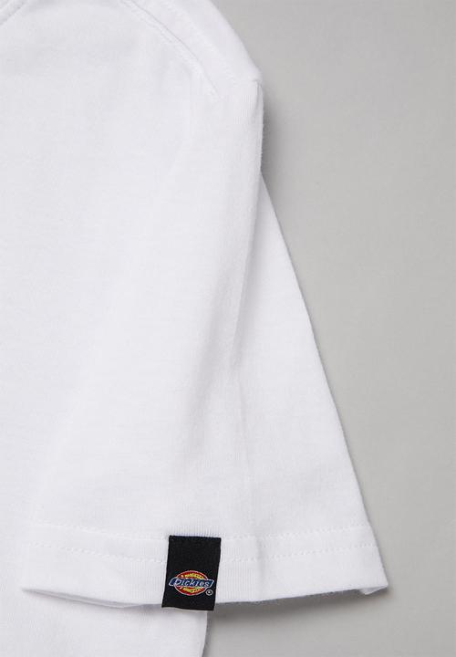 Dickies - USA flag tee - white