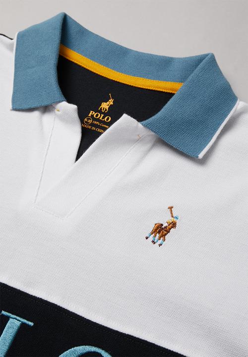 POLO - Boys Craig cut & sew Johnny collared golfer - blue