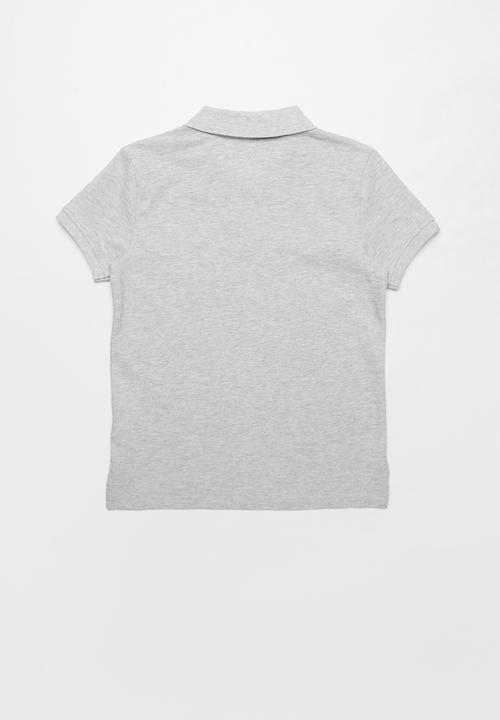 POLO - Boys Justin printed short sleeves golfer - grey