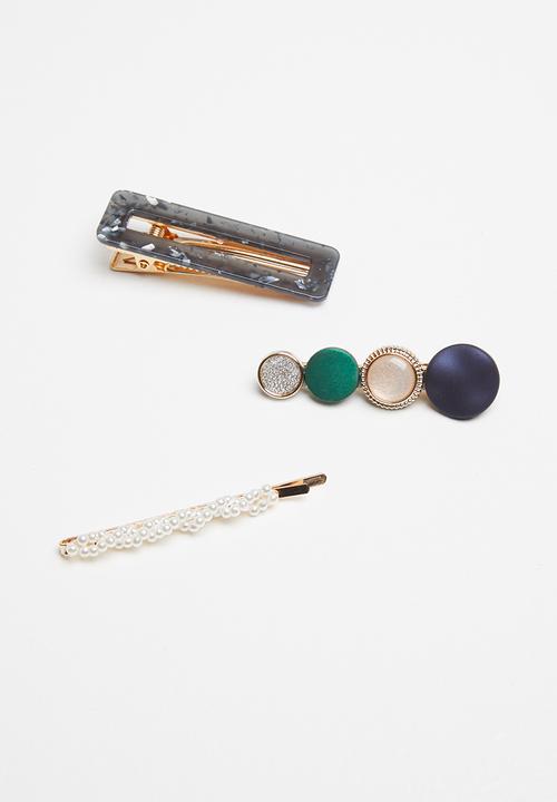 Superbalist - Yasmin hair slide set - multi