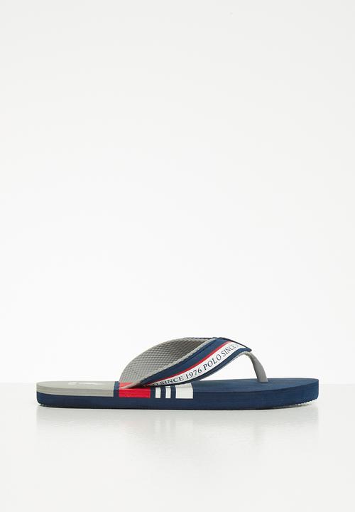 POLO - Boys tom fabric thong flip flop - multi 
