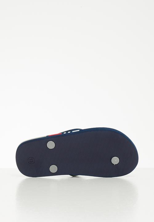 POLO - Boys tom fabric thong flip flop - multi 