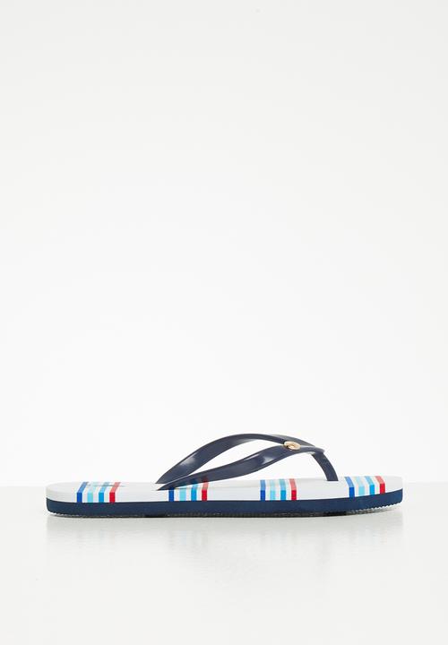 POLO - Girls anna beach stripe flip flop - multi