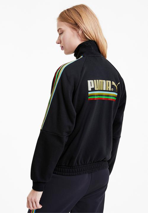 PUMA - TFS track jacket - puma black & gold