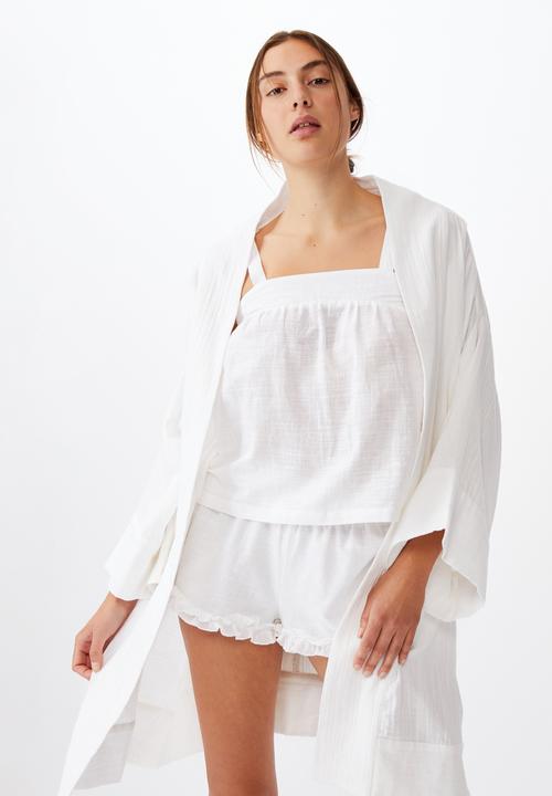 Cotton On - I do kimono gown - white