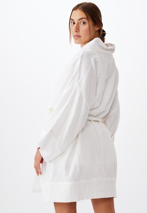 Cotton On - I do kimono gown - white