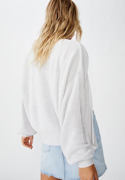 Cotton On - Archy summer cardi  - windstream white twist