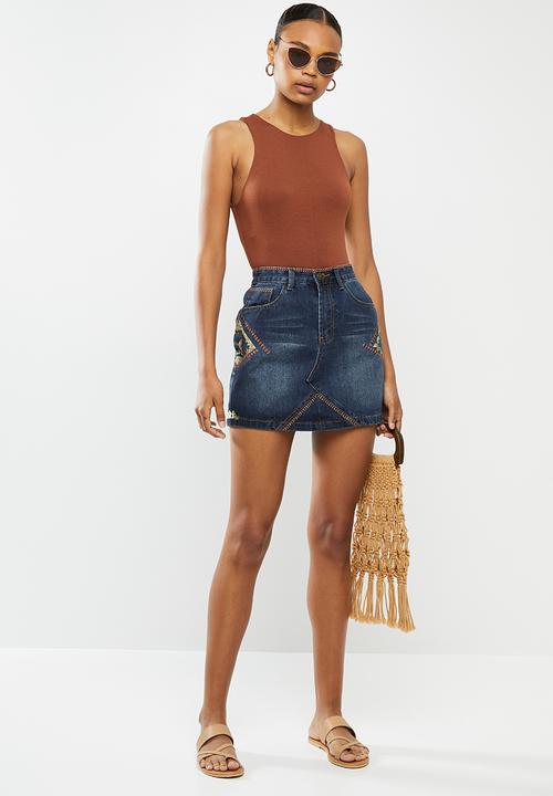 Brave Soul - Mazie skirt - blue