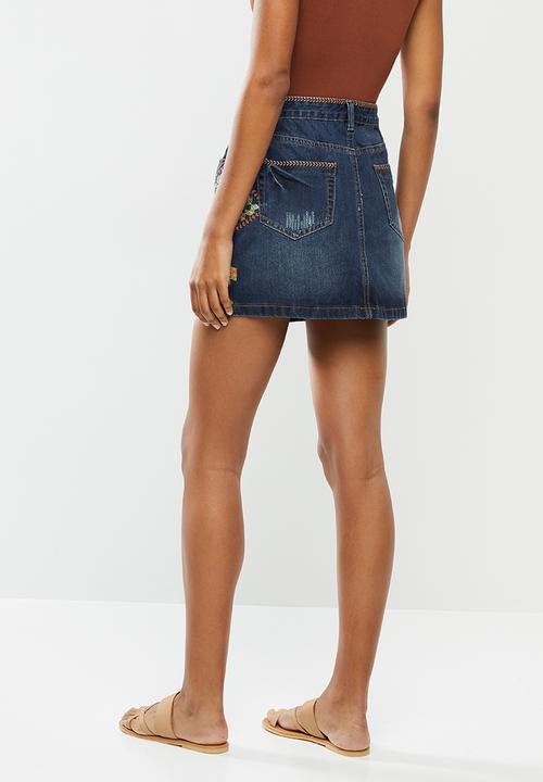 Brave Soul - Mazie skirt - blue