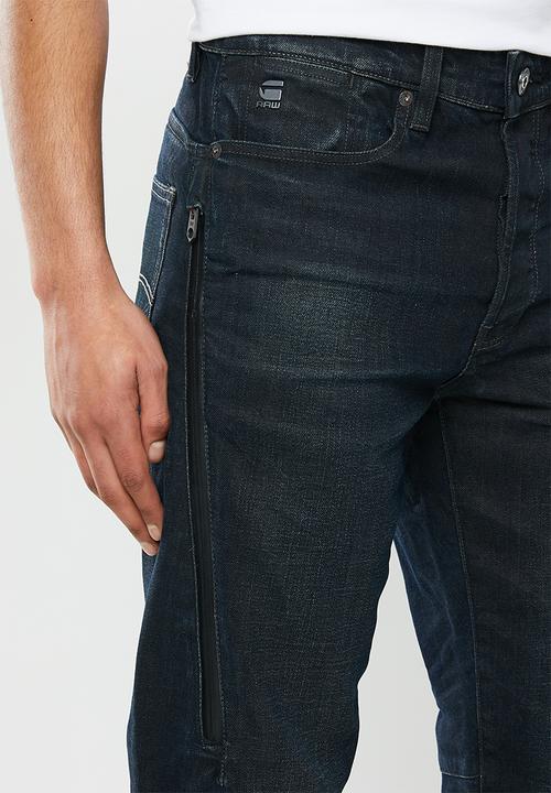 G-STAR - Citishield 3D slim tapered-kir stretch denim - dark blue 