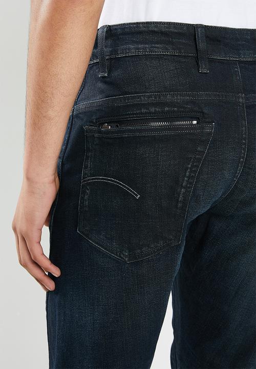 G-STAR - Citishield 3D slim tapered-kir stretch denim - dark blue 