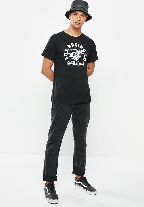 Fox - Roll the dice short sleeve tee - black