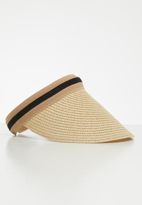 Superbalist - Ana straw visor - natural
