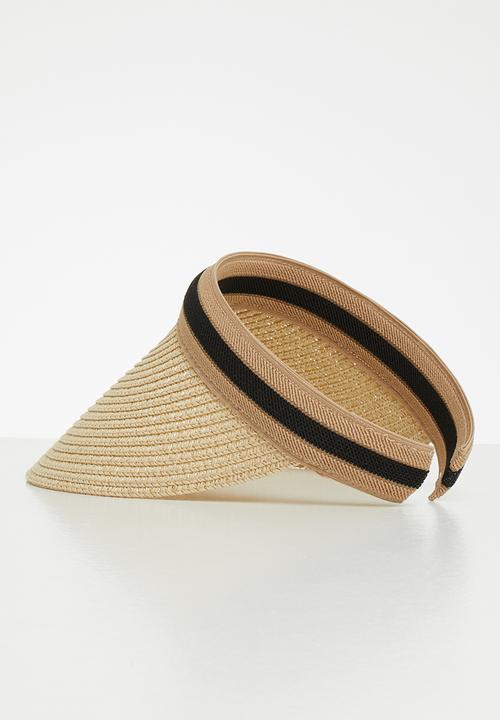 Superbalist - Ana straw visor - natural