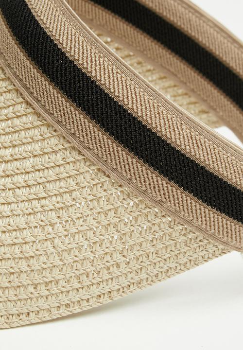 Superbalist - Ana straw visor - natural