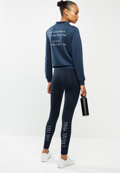 Escape Society - Trail luxe legging - navy