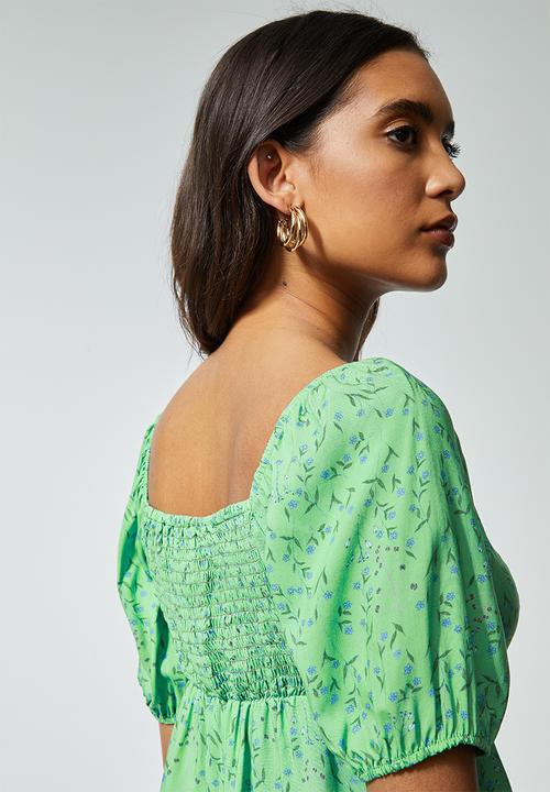 Superbalist - Squareneck cropped shell - green 