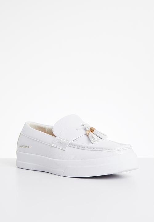 Jonathan D - Tassel sneaker - white