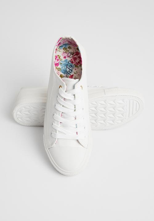 Miss Black - Baker 2 sneaker - white