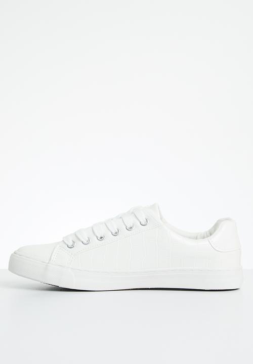 Miss Black - Baker 6 sneaker - white 