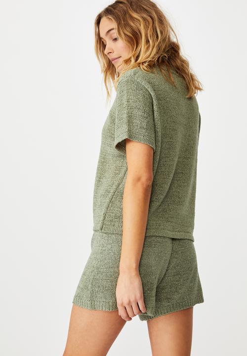 Cotton On - Summer lounge T-shirt - khaki