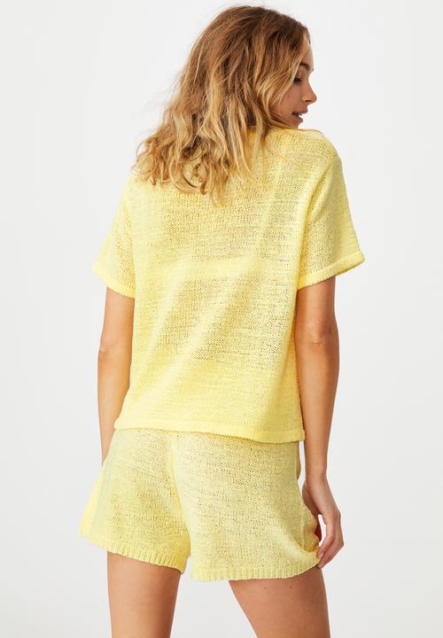 Cotton On - Summer lounge T-shirt - lemon