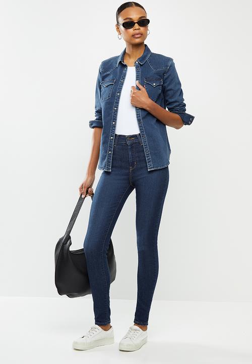 Levi’s® - 720 Hi rise super skinny hypnotiq - dark blue 