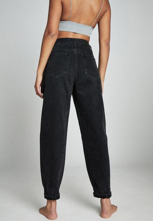 Cotton On - Slouch mom jean - midnight black