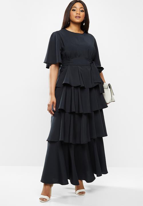 AMANDA LAIRD CHERRY - Plus zilondi dress - black