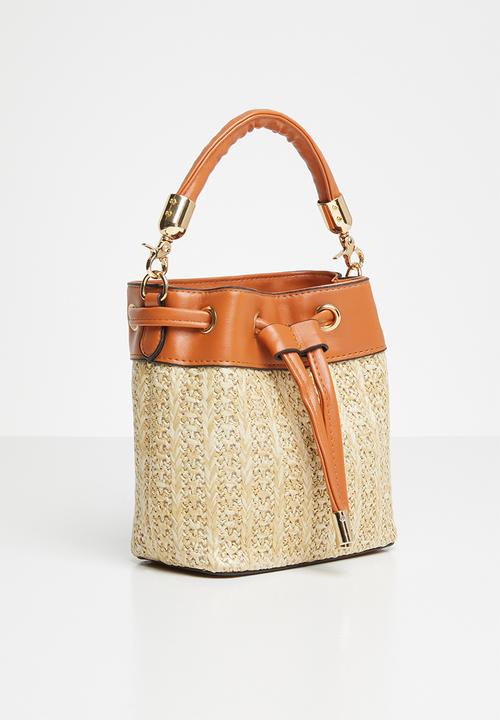 Superbalist - Straw bucket bag - natural