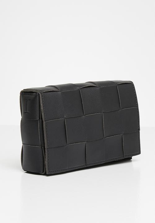 Superbalist - Braided crossbody bag - black