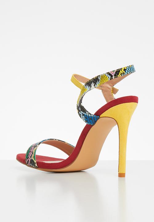 Footwork - Novah heel - red & yellow