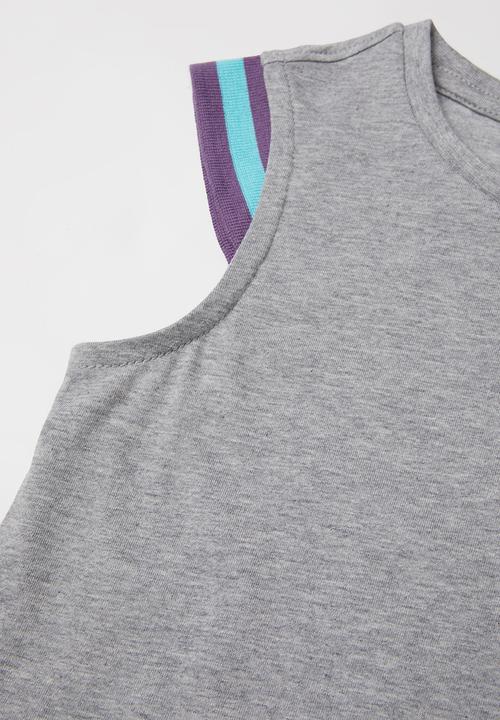 POLO - Girls Ashley tee - grey